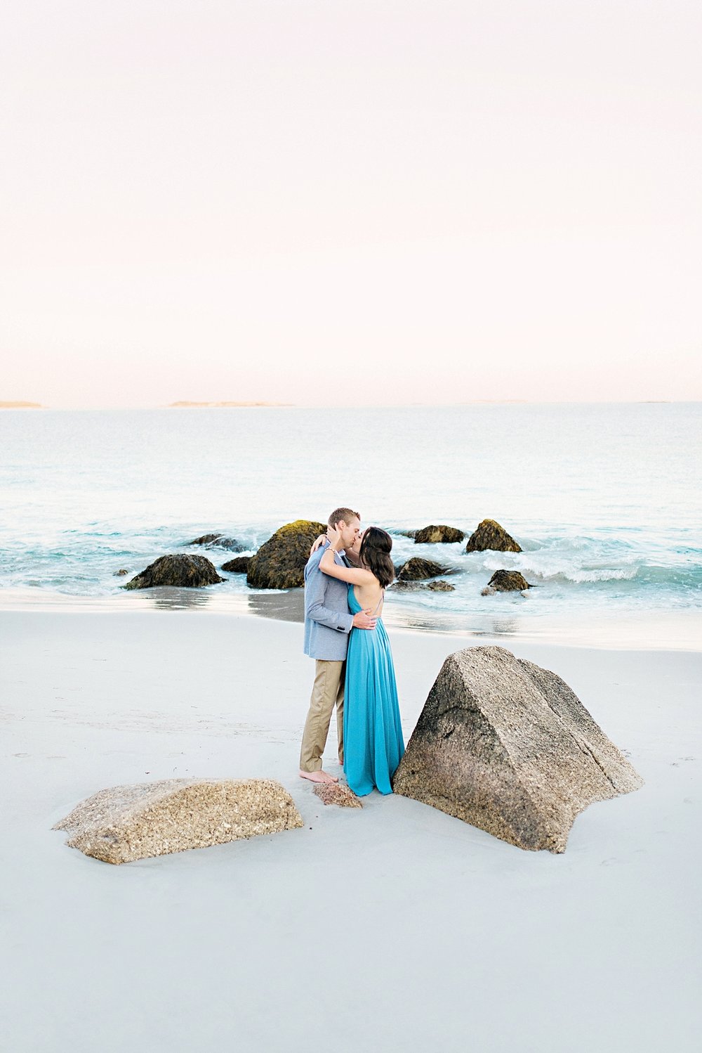 Romantic Seaside Beach Engagement Shoot in Lulu's long flowy maxy dress_035.jpg