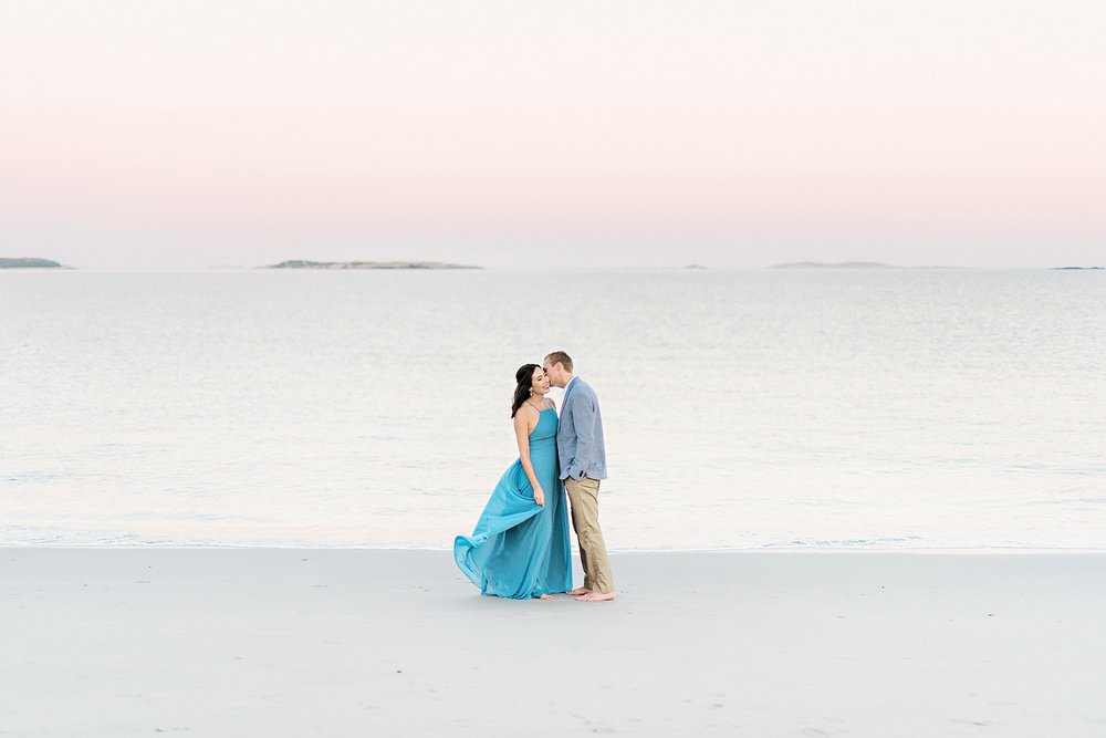 Romantic Seaside Beach Engagement Shoot in Lulu's long flowy maxy dress_037.jpg