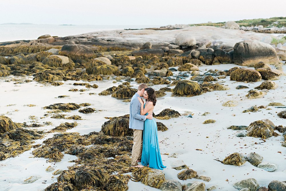 Romantic Seaside Beach Engagement Shoot in Lulu's long flowy maxy dress_039.jpg